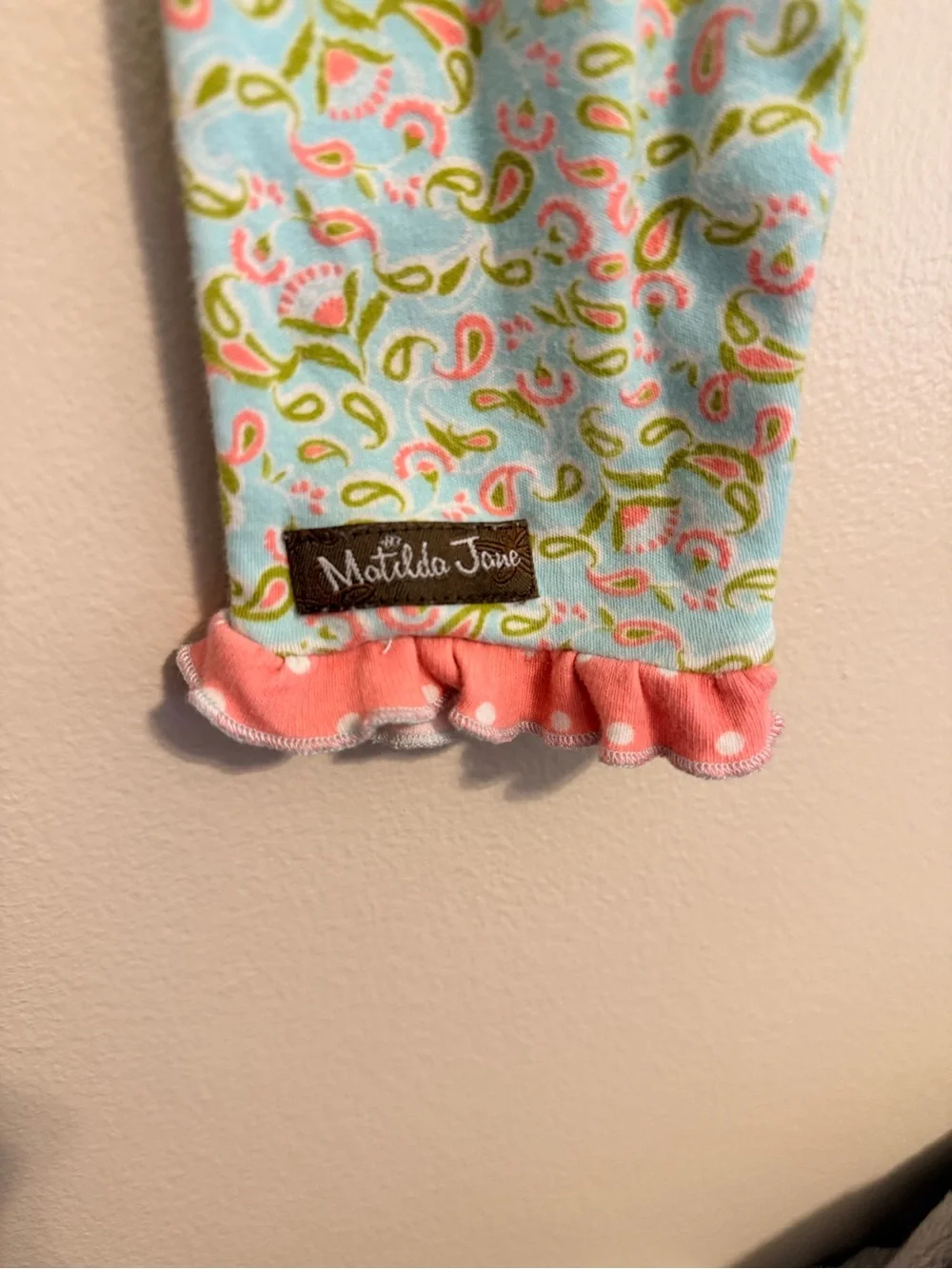 Matilda Jane Paisley Ruffle Romper | 6–12M | EUC Boutique